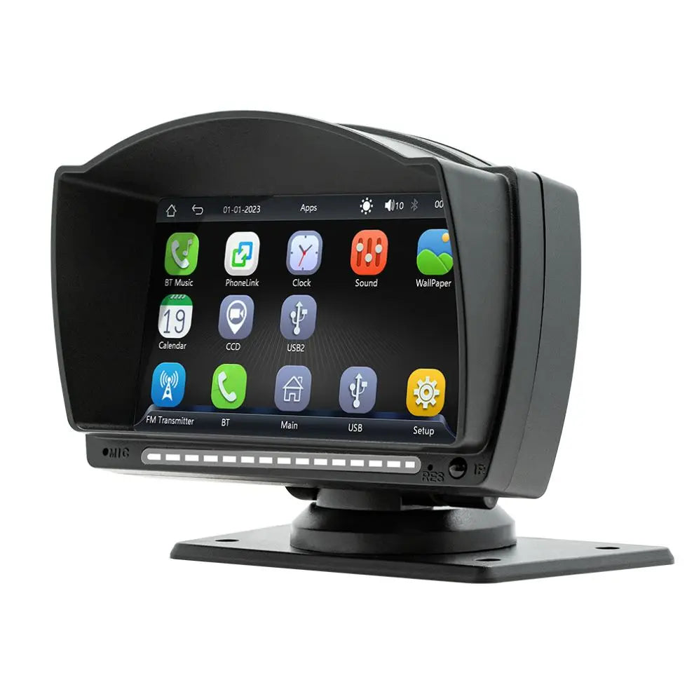 4.7" IPS HD Dual Frequency Portable Car Radio Wireless Carplay Android Auto Reversing Aid Universal Fitment Multimedia Car