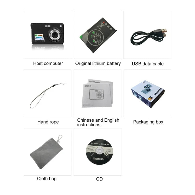 Favourite 48 Million Pixel CCD HD Digital Camera Retro Self-Portrait Video Camera