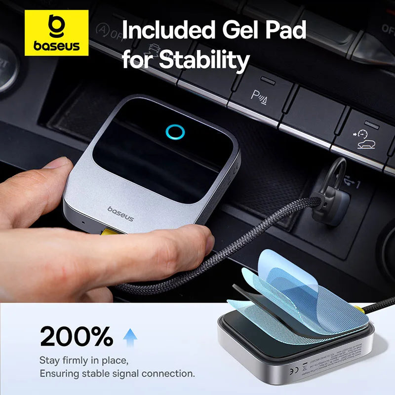 Baseus Carplay Wireless Adapter Smart CarPlay Box Dongles Wired to Wireless Carplay Bluetooth 5.0 WiFi Carplay Adapter Auto Car